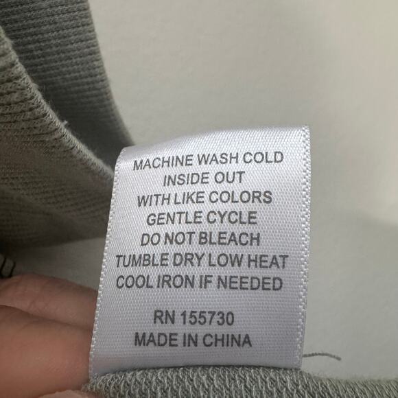 Jane & Delancey Olive Green Sweater Top Size 2X Floral V-Neck Short Sleeve - Picture 7 of 12